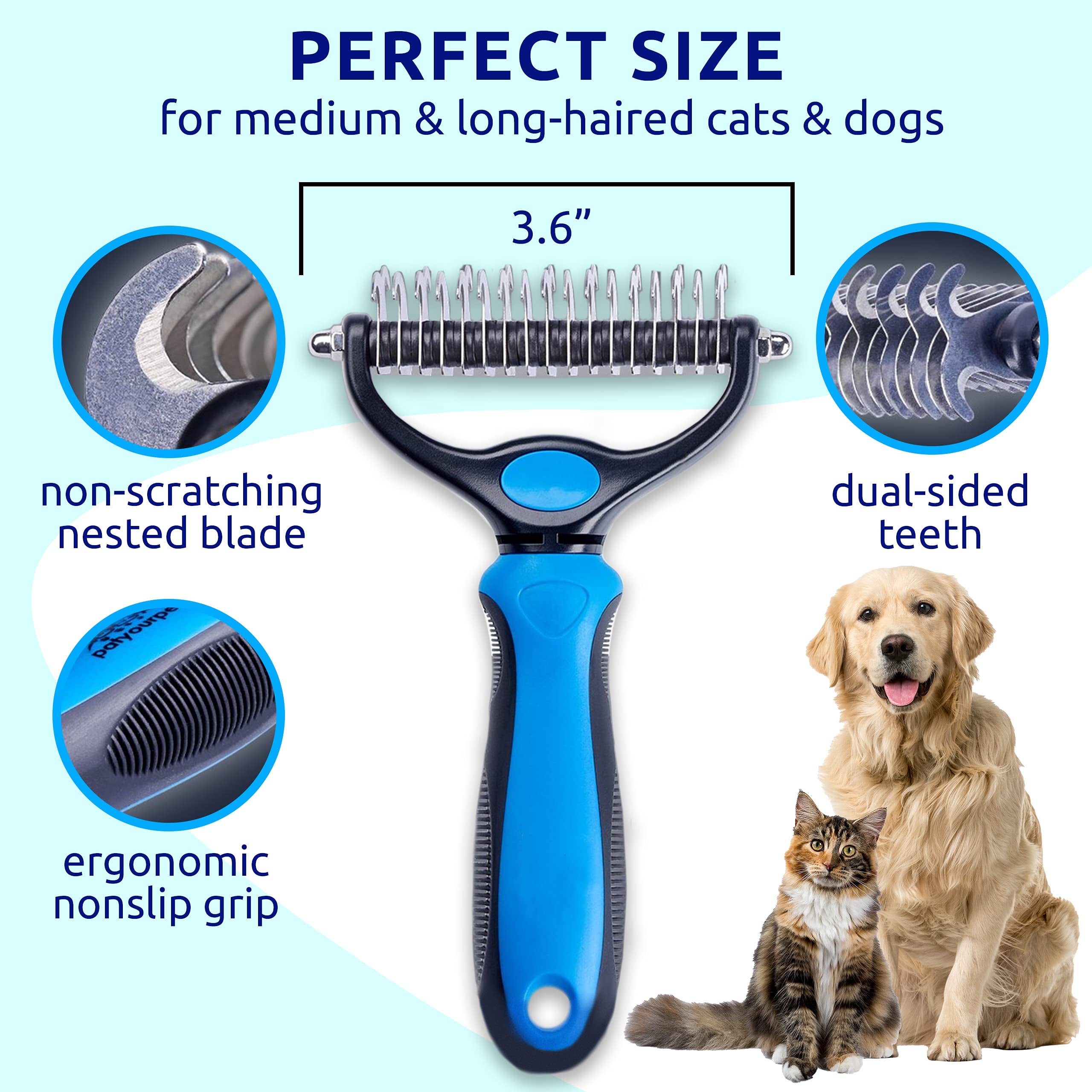 Brosse De Toilettage Pour Chiot - Lisse, Revêtement Corail, Grande Taille - NEUF