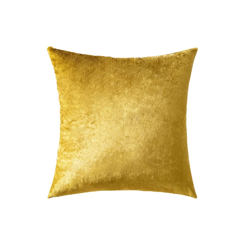 Lot de 2 Housses de Coussin Velours Doré, 45x45 cm, Douces et Élégantes, Décoration Canapé, Salon, Chambre - 4