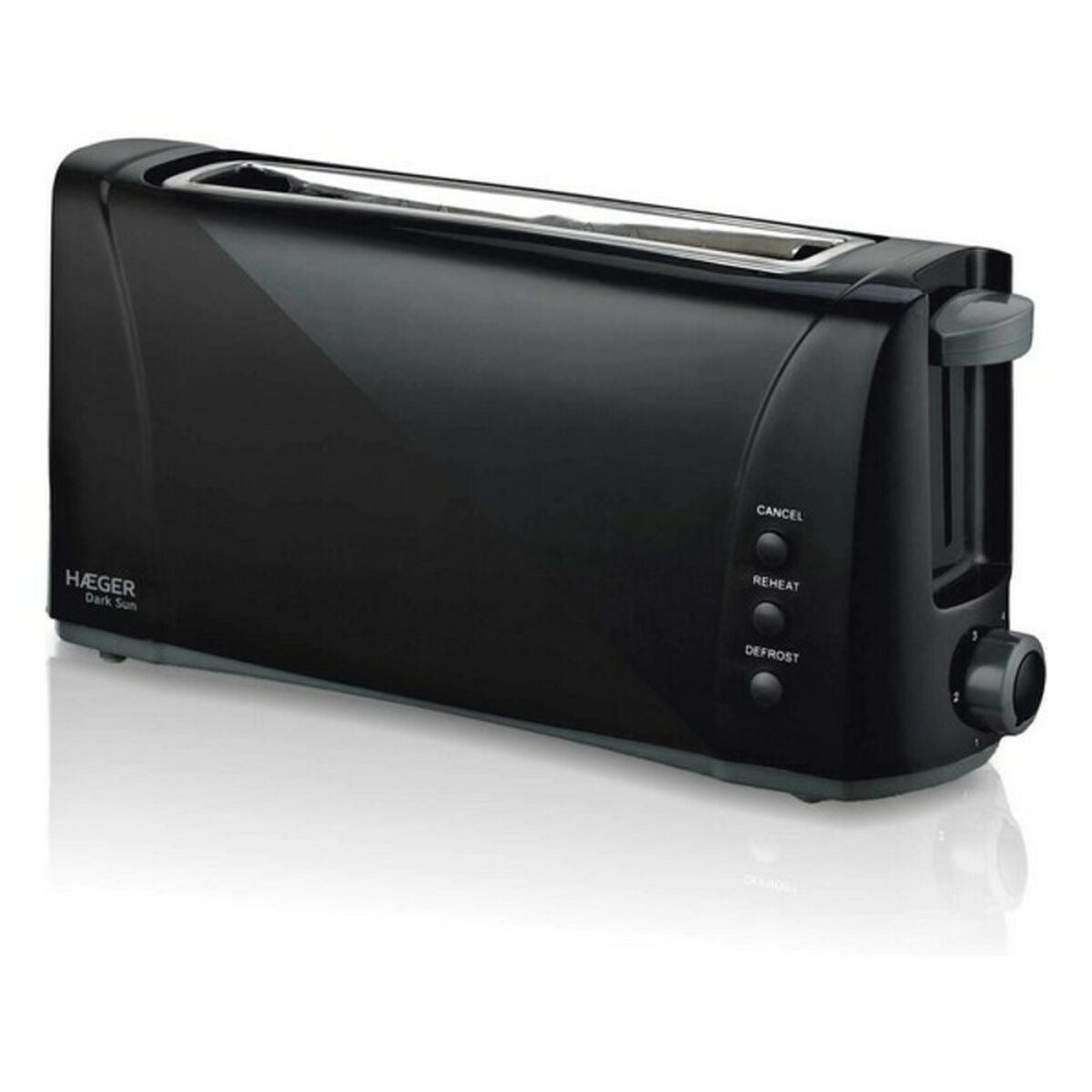 Toster Haeger Dark Sun 1000 W Czarny z 6 poziomami opiekania