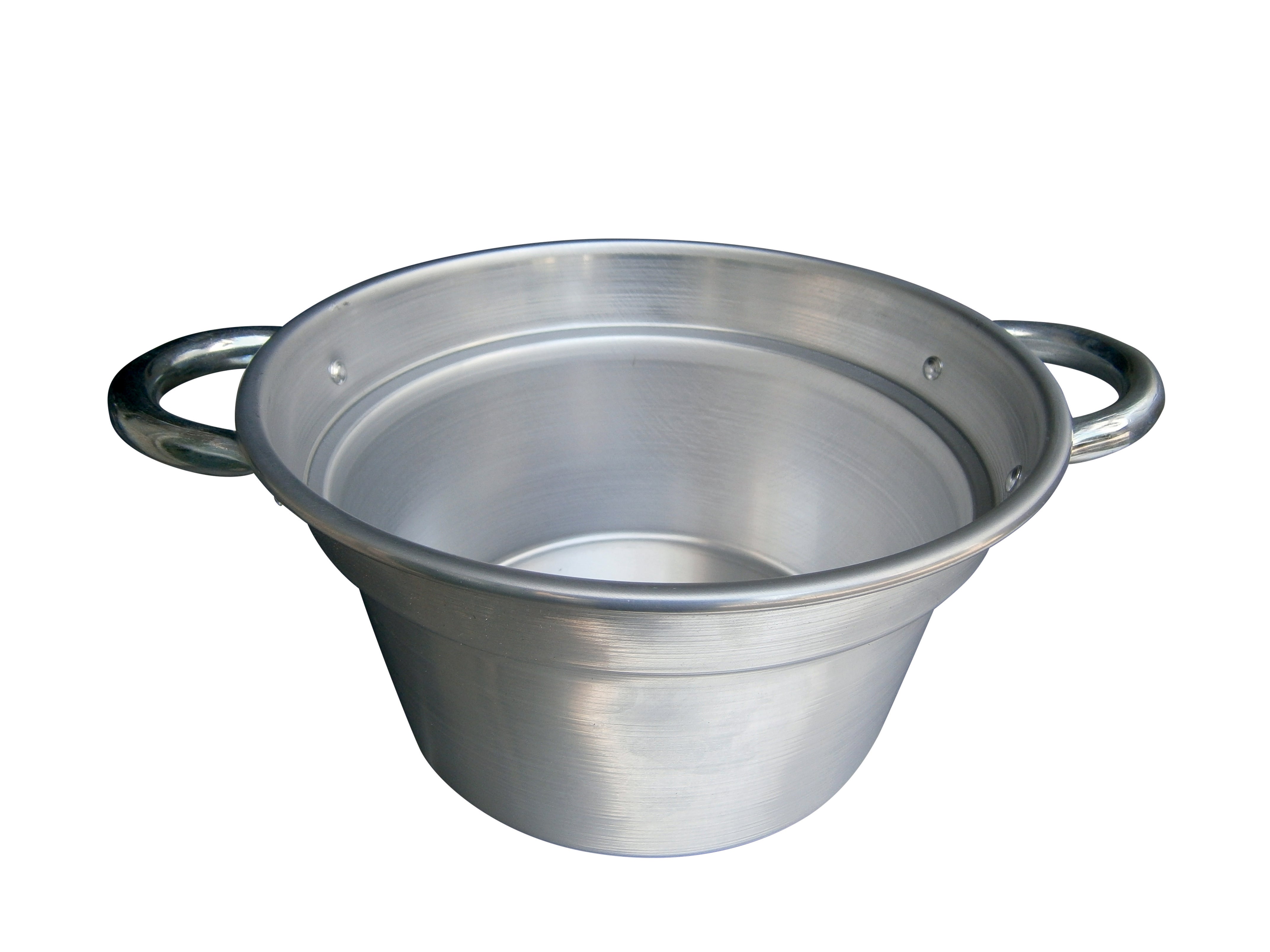 Caldaia In Alluminio Da 70 Cm Con Coperchio - Per Cottura, Conservazione E Preparazione Alimenti, Lavabile In Lavastoviglie