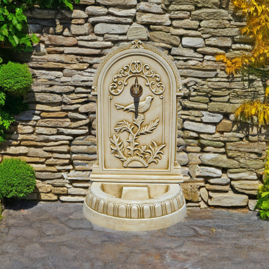 Fountain Peinture murale oiseau Fountain Garden 31x42x88cm. - 3