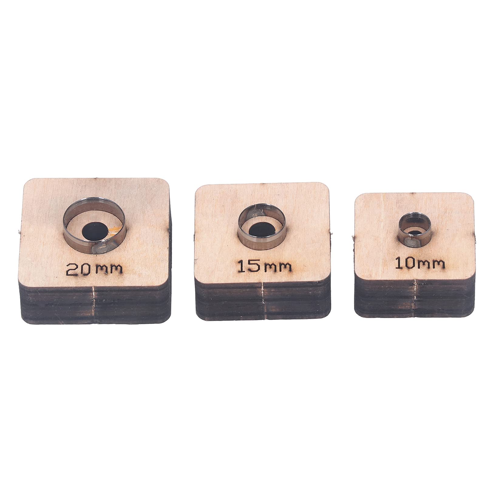 8 Pièces Matrices Découpe Cuir Rondes 25-60mm - Outils Poinçonnage Acier Allié