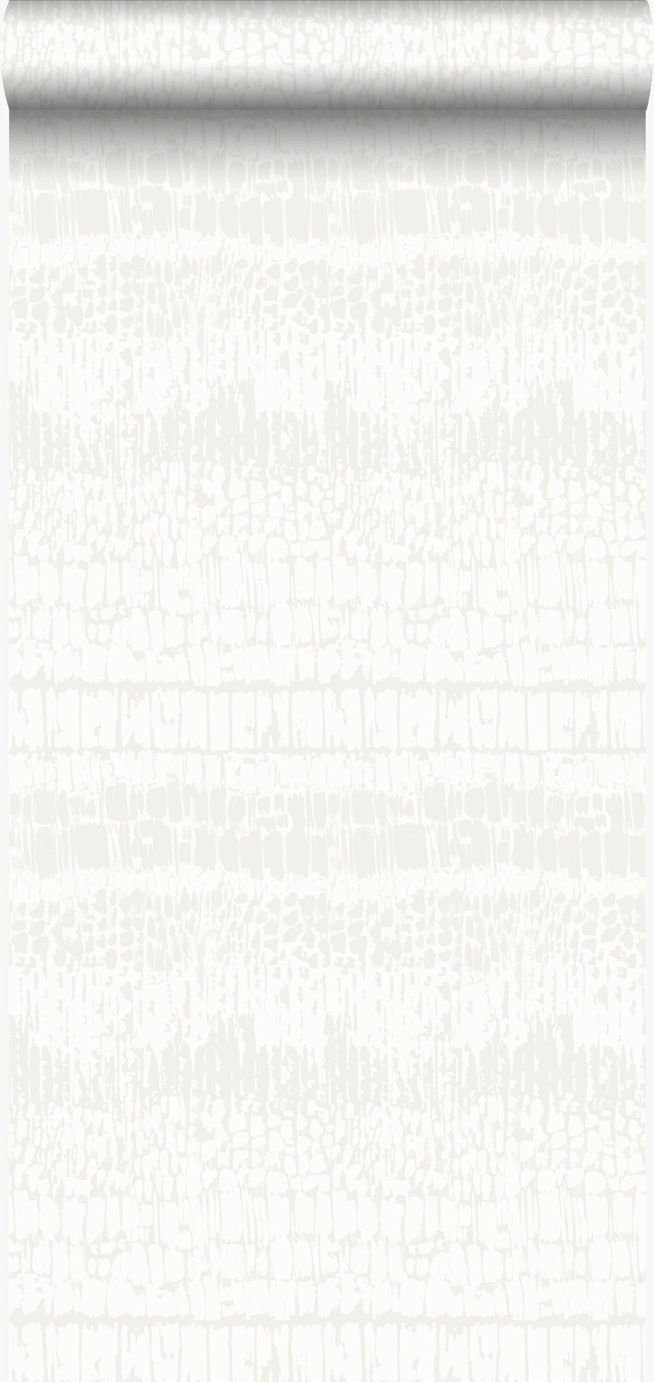 Tapeta skóra zwierzęca białym - 53 cm x 10.05 m - ORIGIN