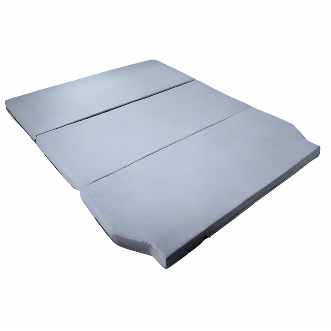 Colchón para camper peugeot traveller - 5cm de grosor con hr 25kg/m3 y 3cm de viscoelástica - gris