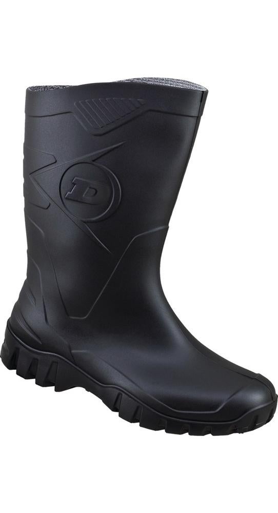 Botas De Caucho Dunlop Dee Unisex - Altura Media Pantorrilla, Suela De Goma, Impermeables, Ideales Para Lluvia Y Jardinería