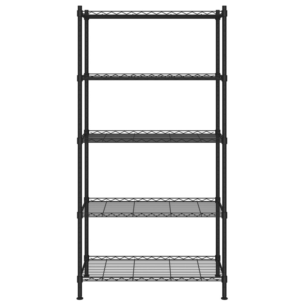 Étagère de rangement 5 niveaux 90x35x180 cm Noir 250 kg vidaXL - 4