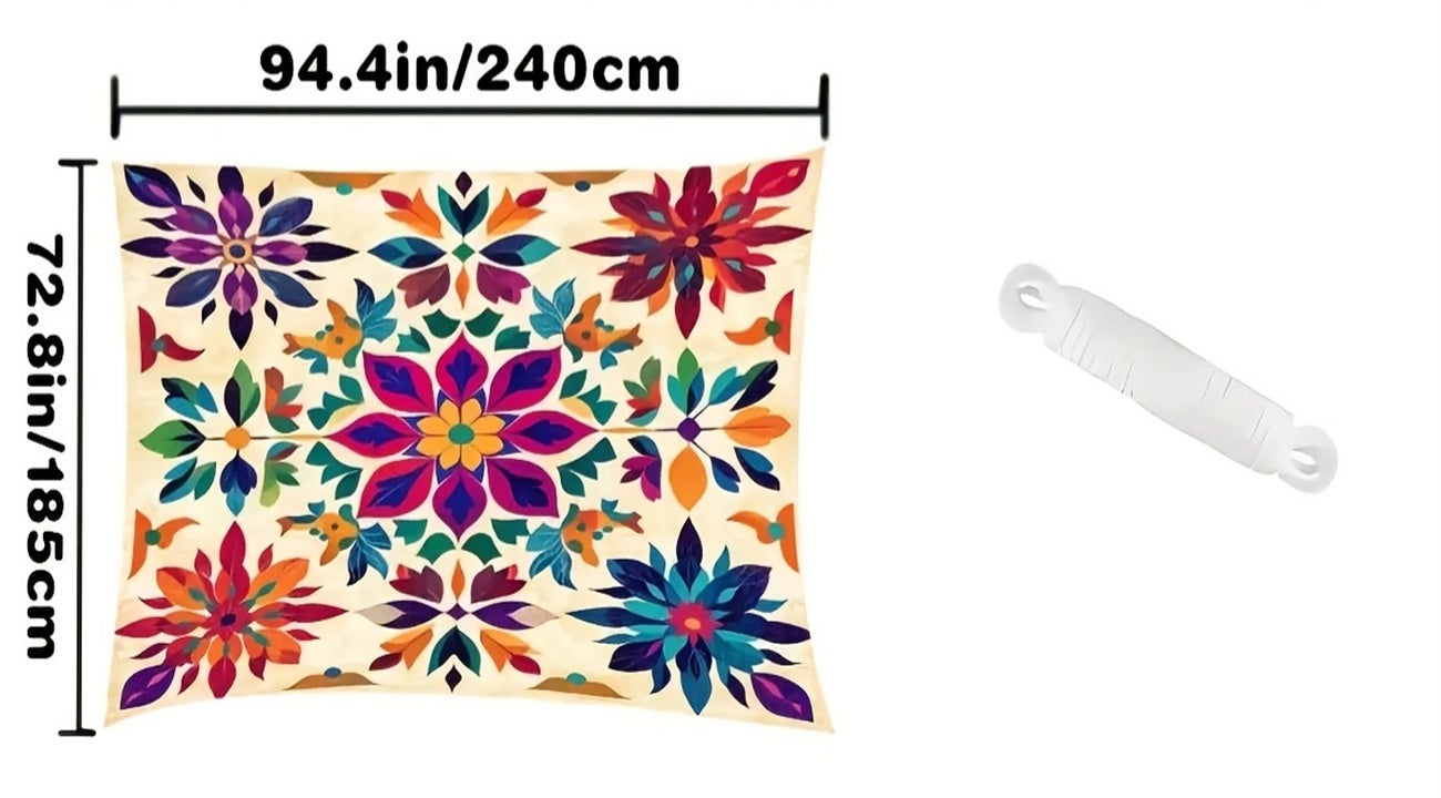 Stores pare-soleil de style bohème, filets d'ombrage, toiles d'ombrage, auvents de terrasse, parasols d'extérieur, idéaux pour les jardins— QWINERN - 2