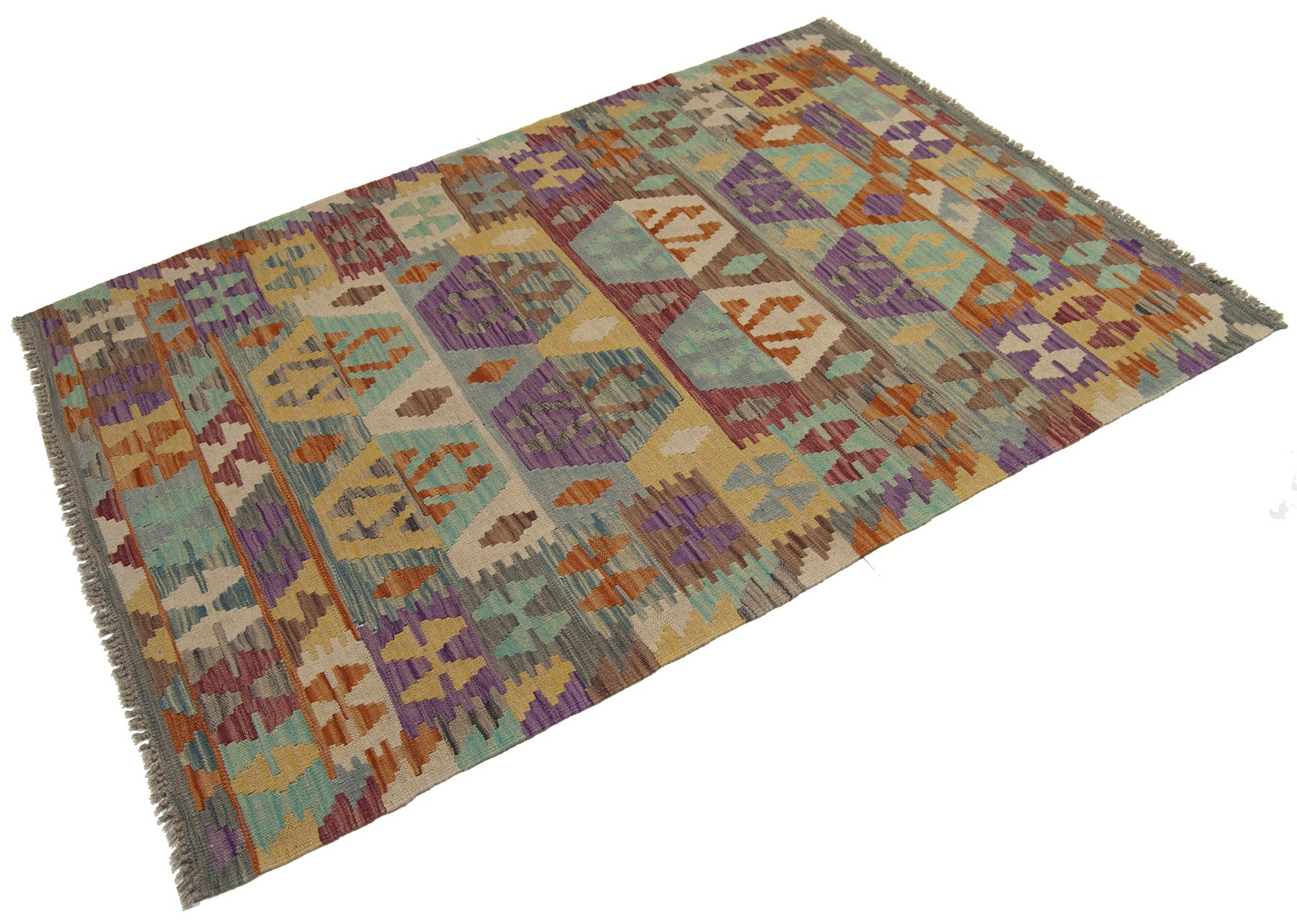 150x105 CM Oryginalny, ręcznie robiony kilim Klasyczny styl Łatwy do czyszczenia