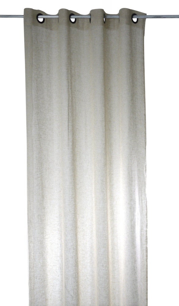Tenda trasparente, Caolino, beige, H.240 x L.150 cm - 3