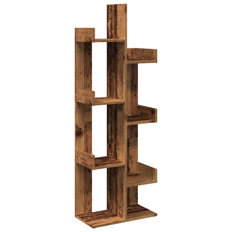 Bibliothèque vieux bois 48x25,5x140 cm bois d ingénierie - 2