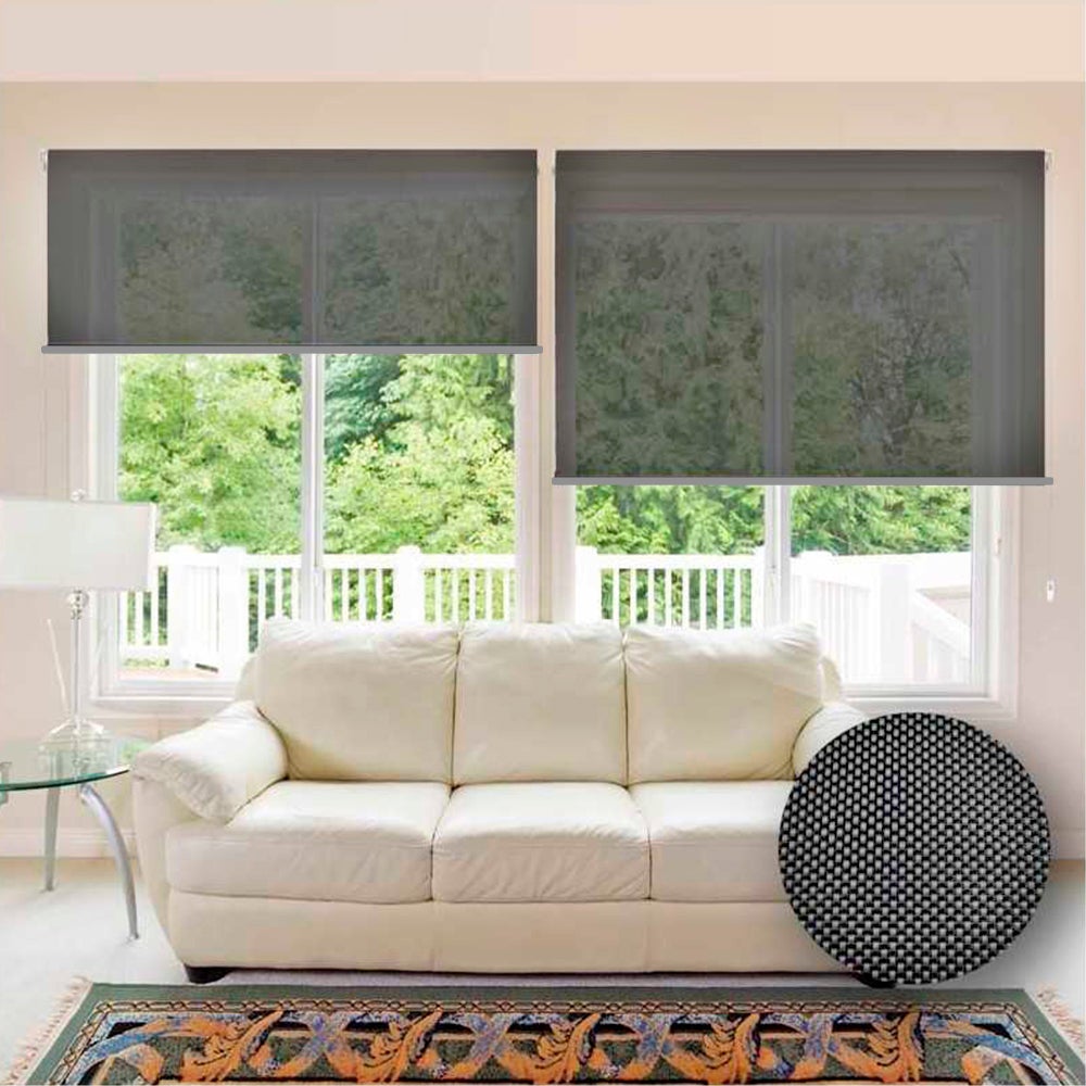 Persiana Rolô Screen 5% abertura 90 x 200cm Antracite - 2