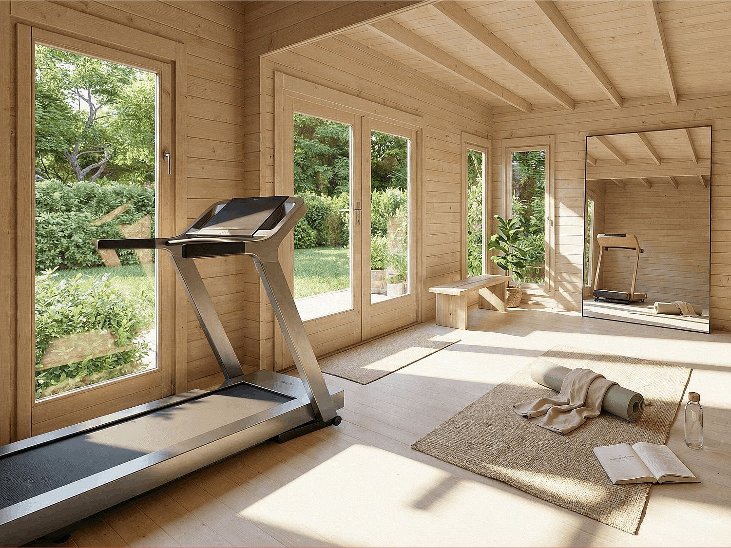 Studio de jardin en bois 24,4 m² - Epaisseur 40 mm - ARBORIA - 4