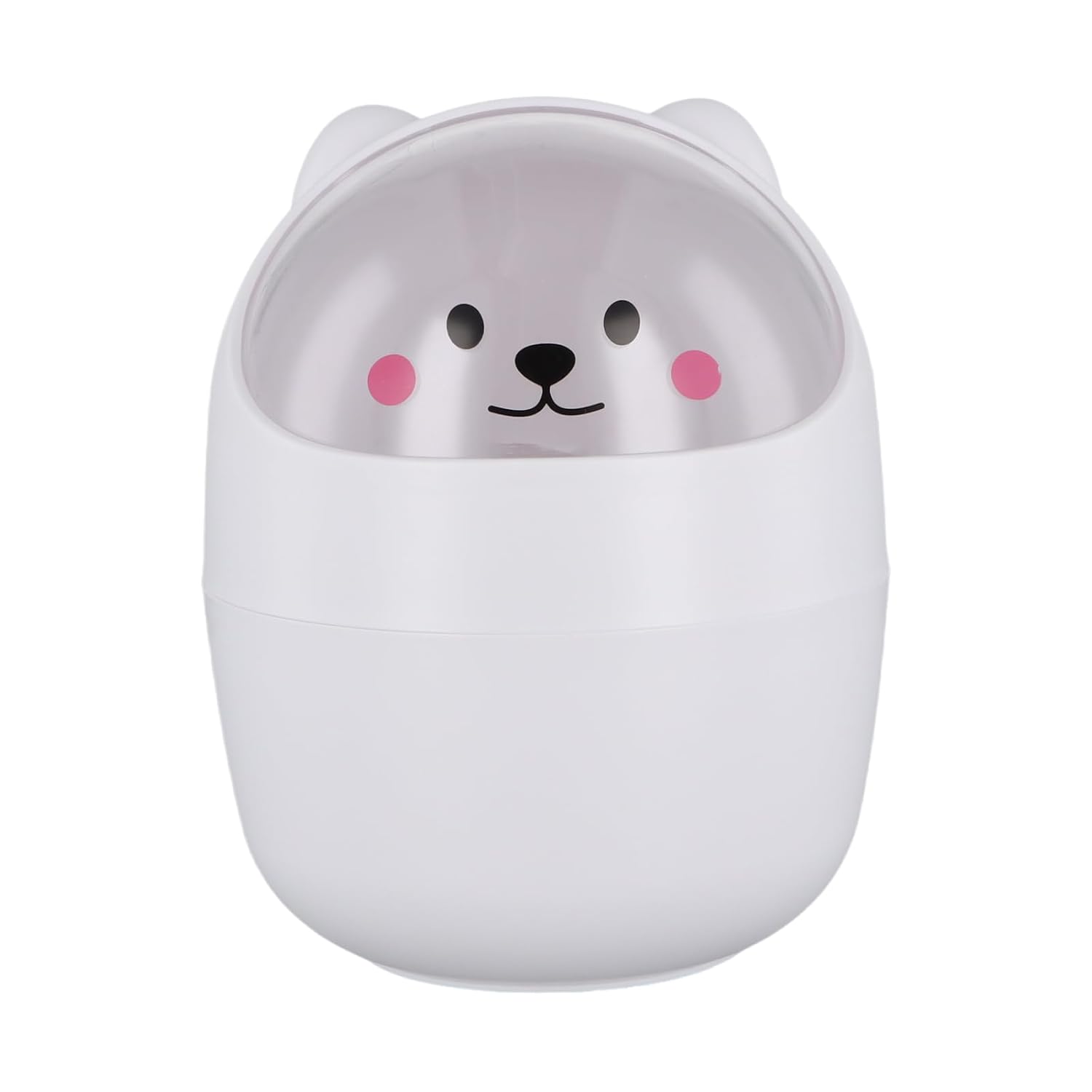 szt. Kosz na śmieci stołowy, mały kosz na śmieci z pokrywką, miniaturowy, wyjmowany, uroczy uchwyt na długopisy, piękny kosz na śmieci, plastikowe kos