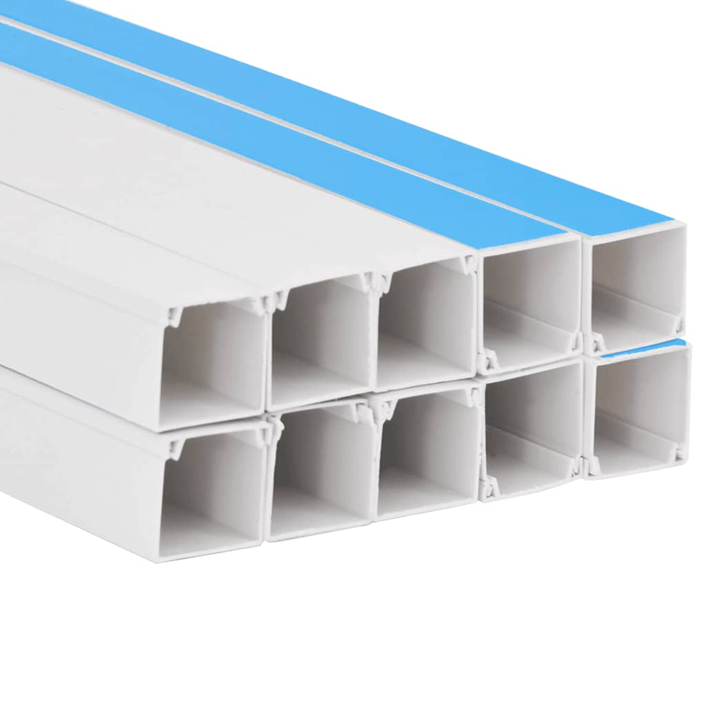Goulotte de câble autocollante 10 x 10 mm 10 m PVC - 5