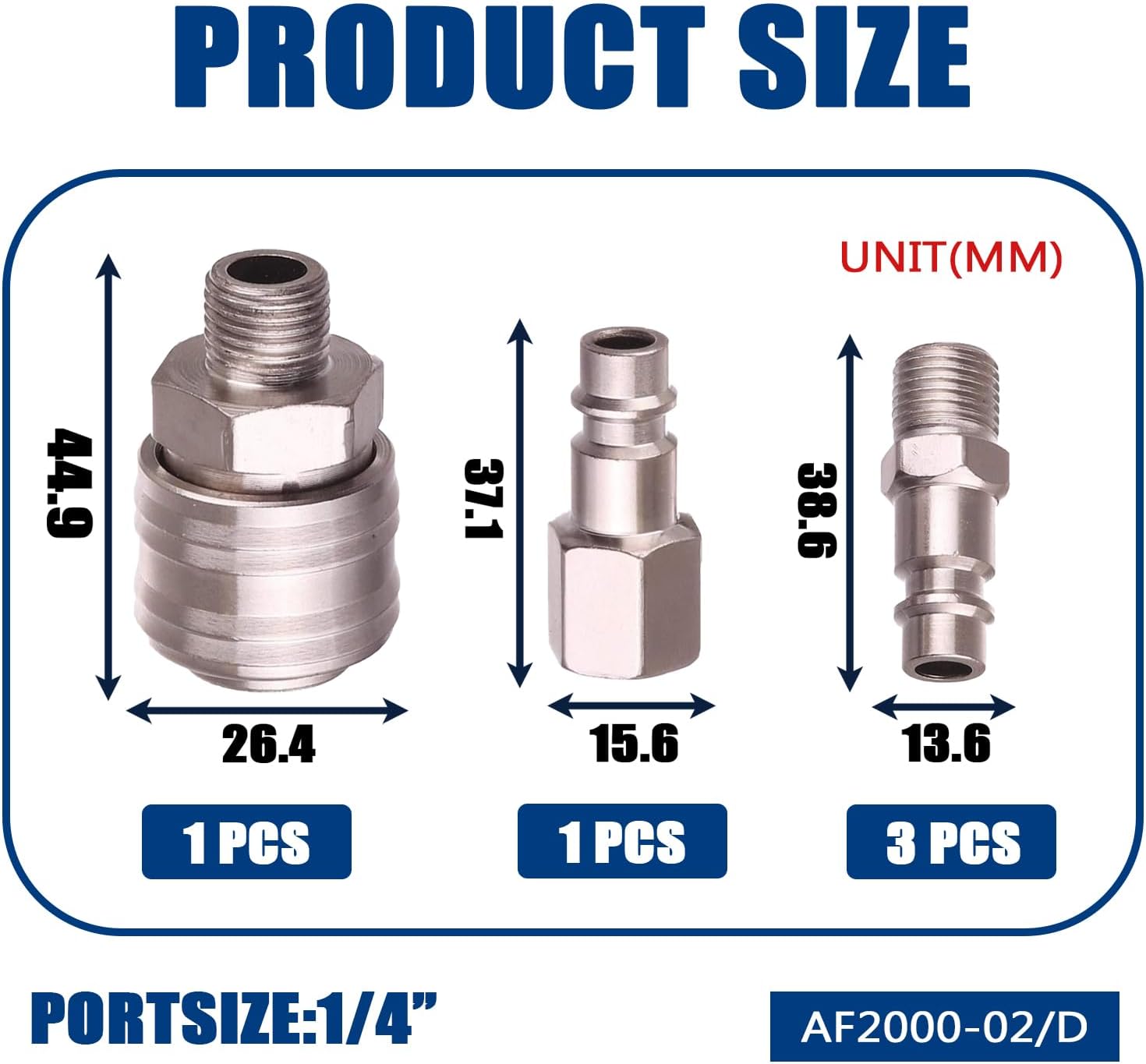 Filtr sprężonego powietrza 1/4