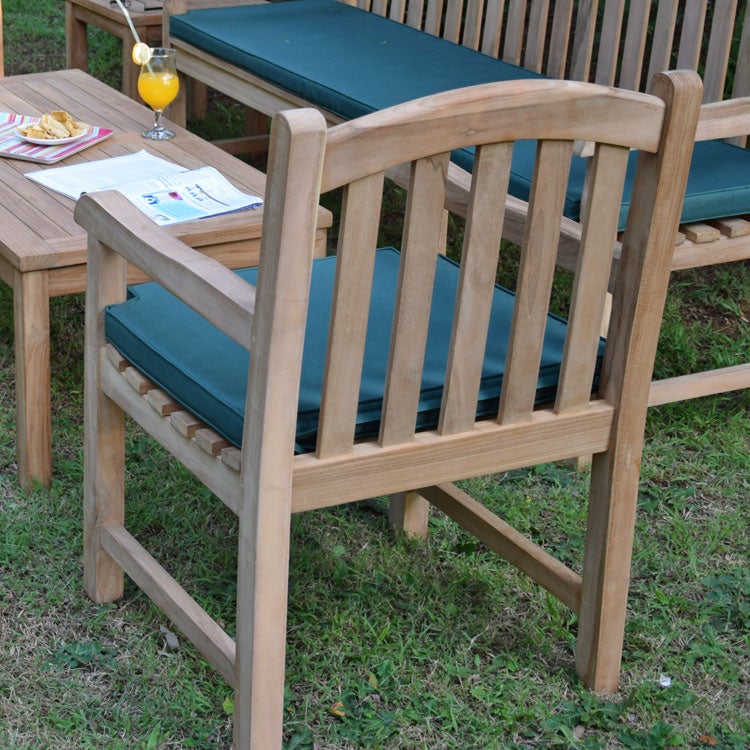 Salon détente en teck massif Darlington, 4/5 places - 3