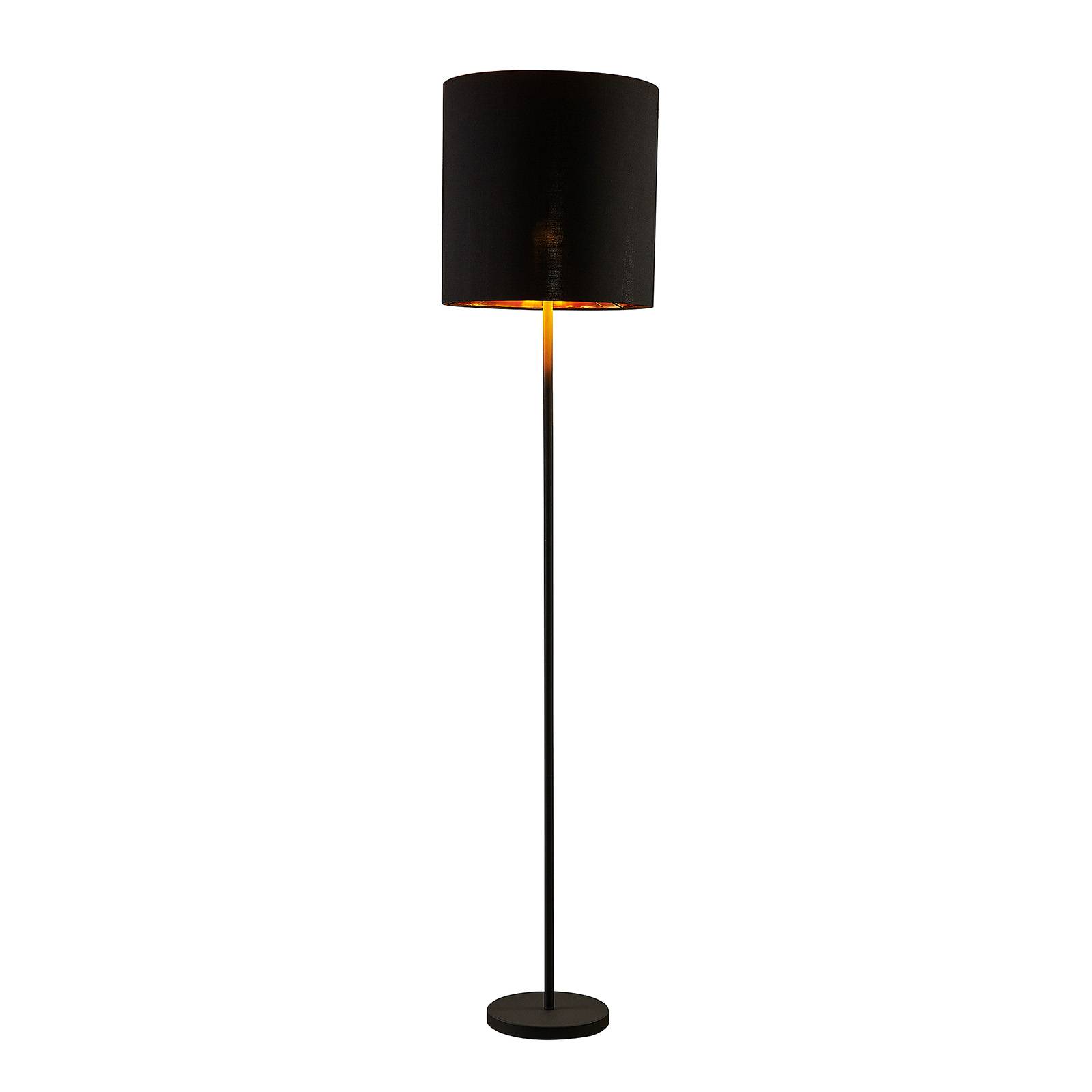 Lampada Da Terra Lindby Melis In Tessuto Beige – 130cm, 3 X E14, Con Interruttore, Design Moderno Per Soggiorno