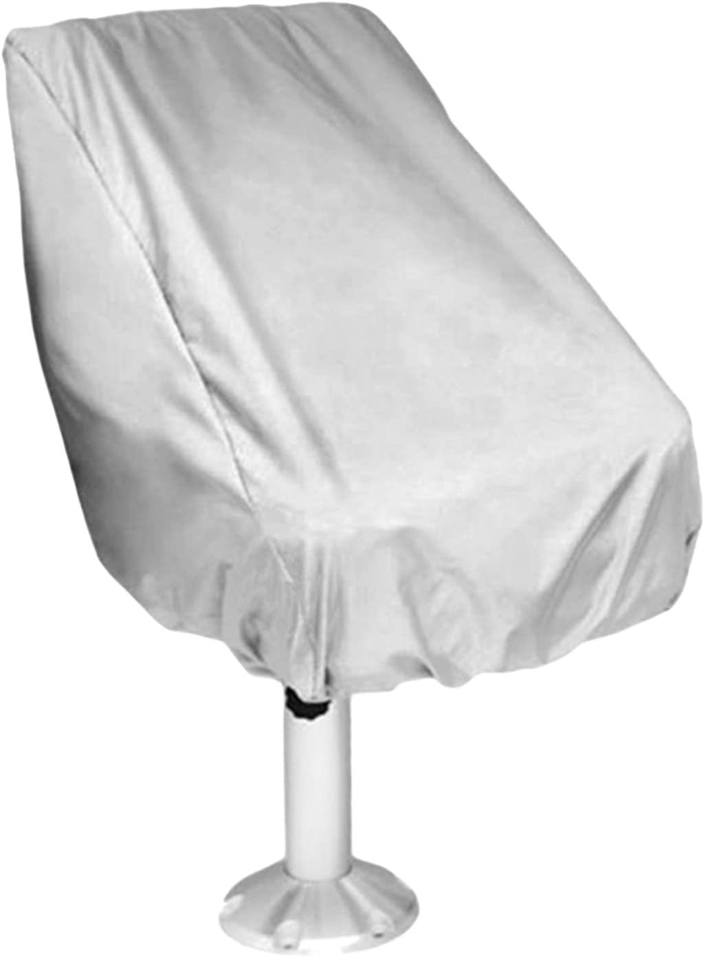 Pokrowiec na siedzenie 210D, chroniący przed promieniowaniem UV i warunkami atmosferycznymi, kolor srebrny - 56 x 61 x 64 cm/30 cm