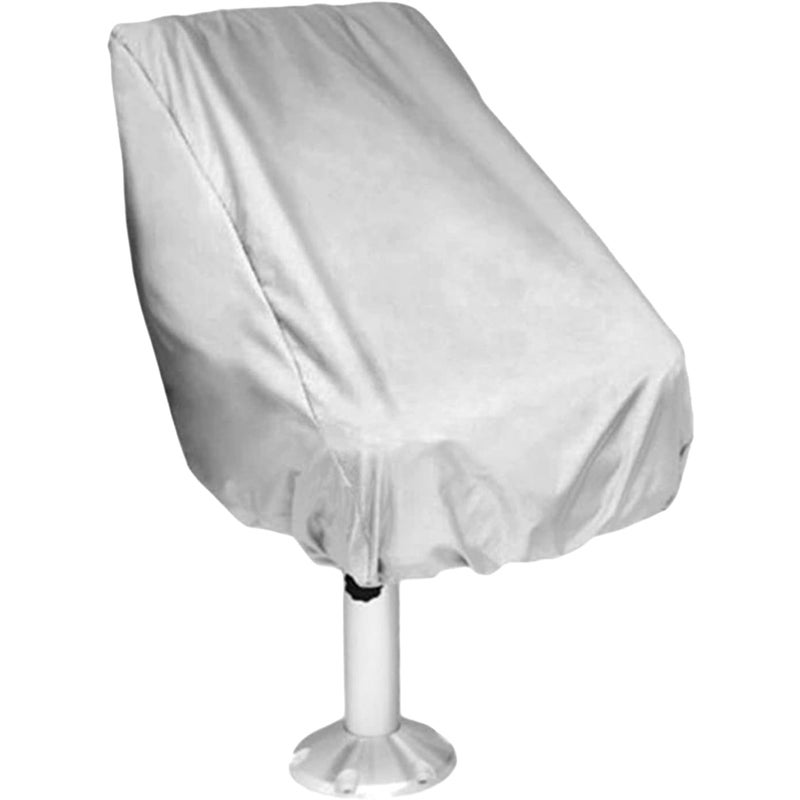 Pokrowiec na siedzenie 210D, chroniący przed promieniowaniem UV i warunkami atmosferycznymi, kolor srebrny - 56 x 61 x 64 cm/30 cm