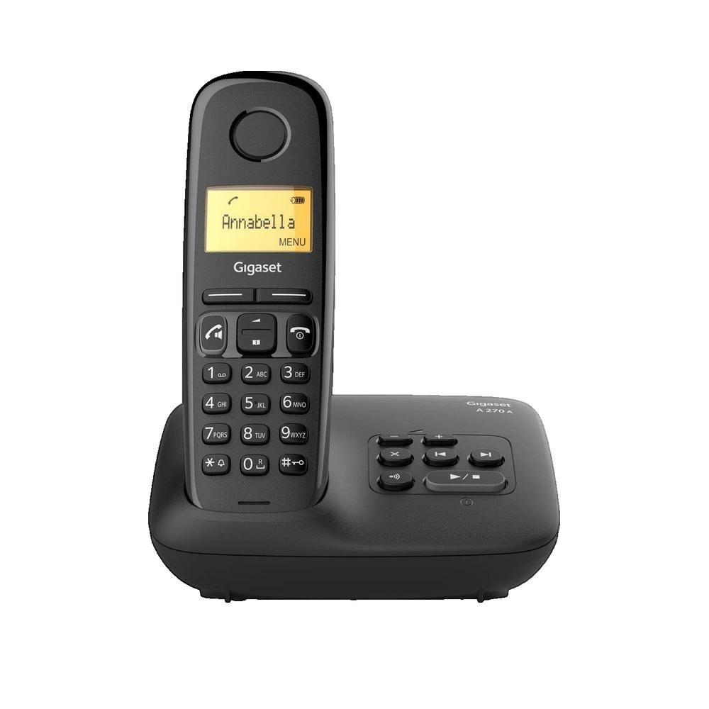 Gigaset Teléfono Dect A270a Con Identificador De Llamadas, Color Negro , Leroy Merlin