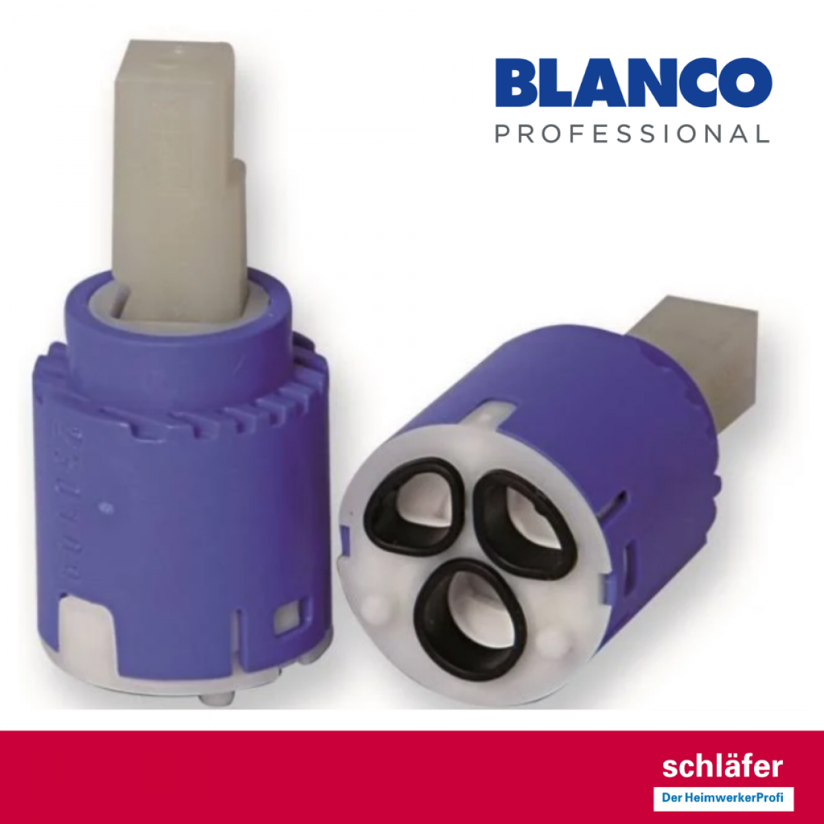 Schläfer 480039-B001 | Mieszacz z wkładem wymiennym BLANCO diam= 25 MM K-25NM KE VE Blue do baterii umywalkowej/kuchennej