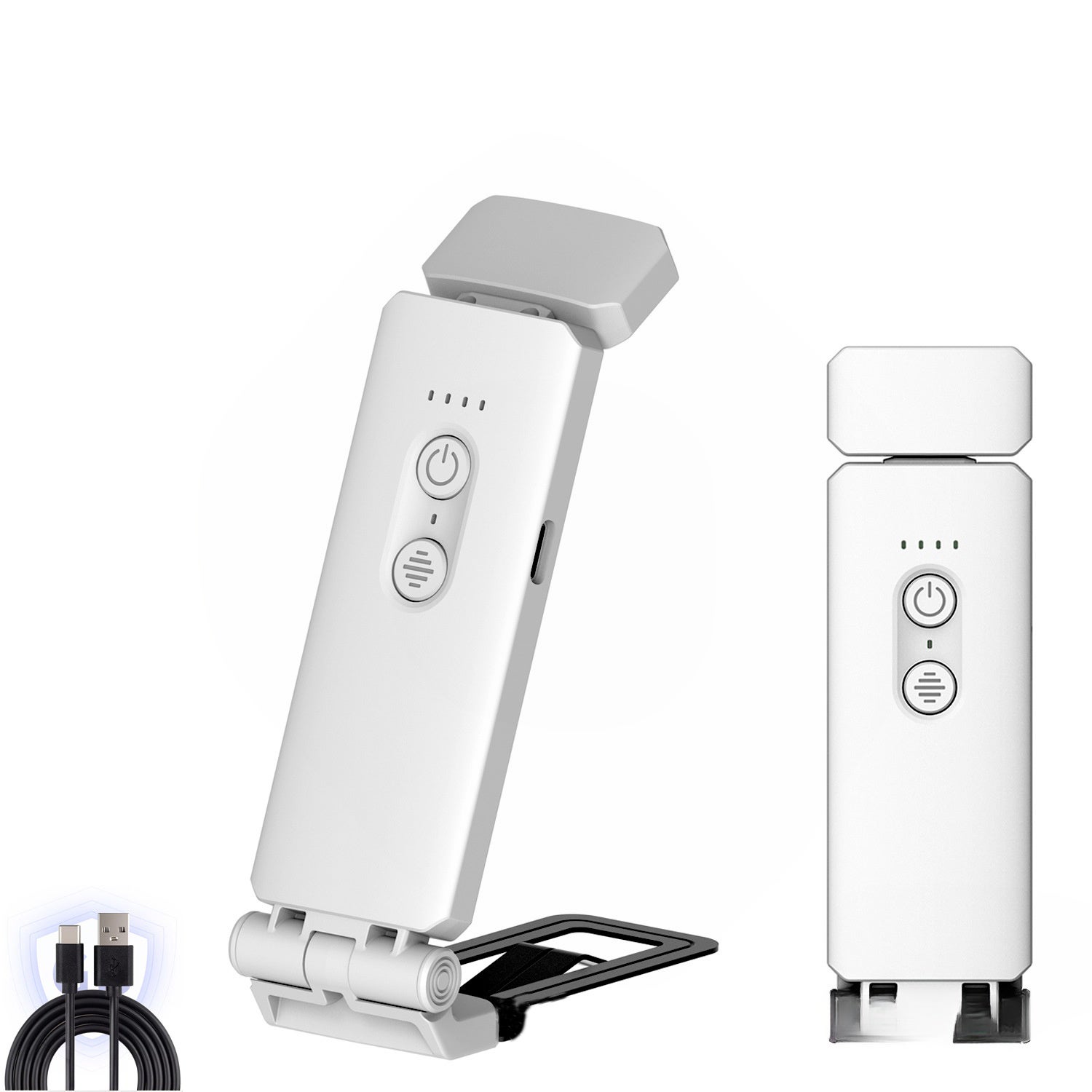 Lampe de livre de style signet, lampe de lecture rechargeable pliable ...