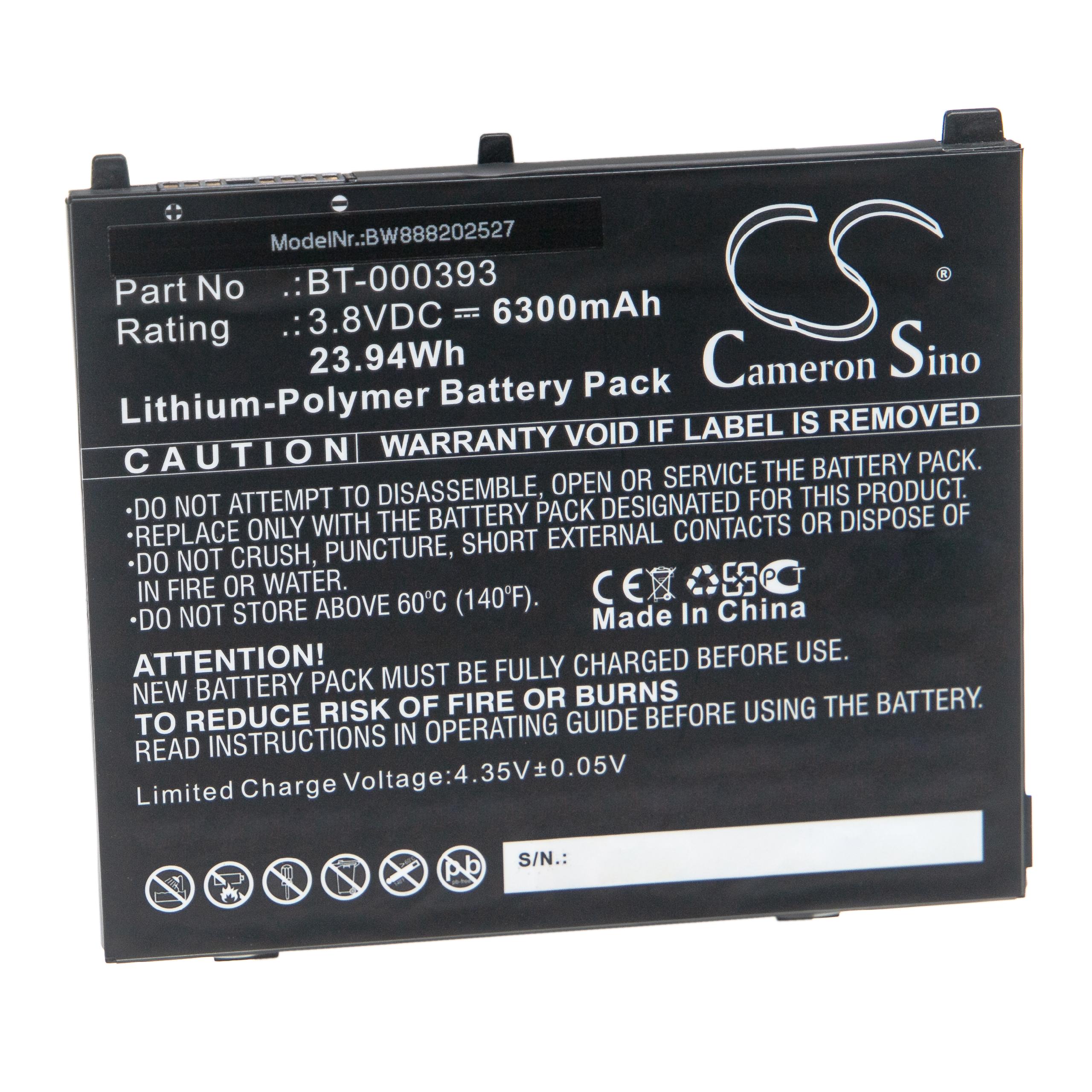 Batterie De Rechange Vhbw Pour Drone Yuneec YUNH105/YUNTYH105 - 6300mAh, 14.8V, Li-Po - 4