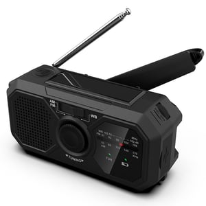 Radio météo à manivelle d'urgence FM/AM/SW/NOAA alerte Radio portable Bluetooth | Leroy Merlin Radio météo à manivelle d'urgence FM/AM/SW/NOAA alerte Radio portable Bluetooth | Leroy Merlin
