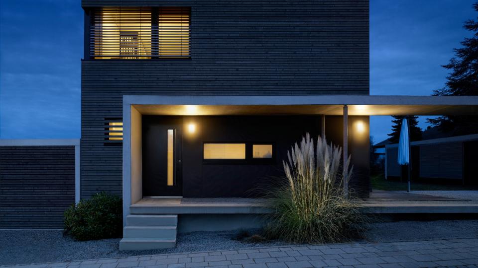 Luce LED integrata per esterni 946 lm con sensore STEINEL L 240 S in acciaio inox - 4