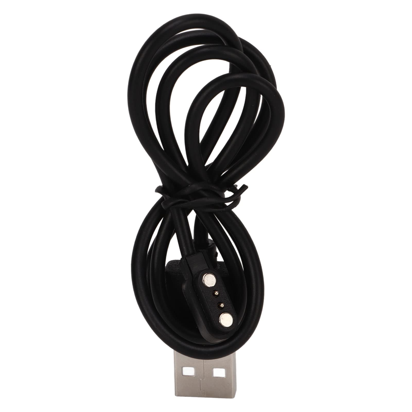 Chargeur USB Universel Pour Montre Connectée – 2 Broches, écart 2,84 Mm, Compatible 2,5–3 Mm, Câble 60 Cm, Paramagnétique