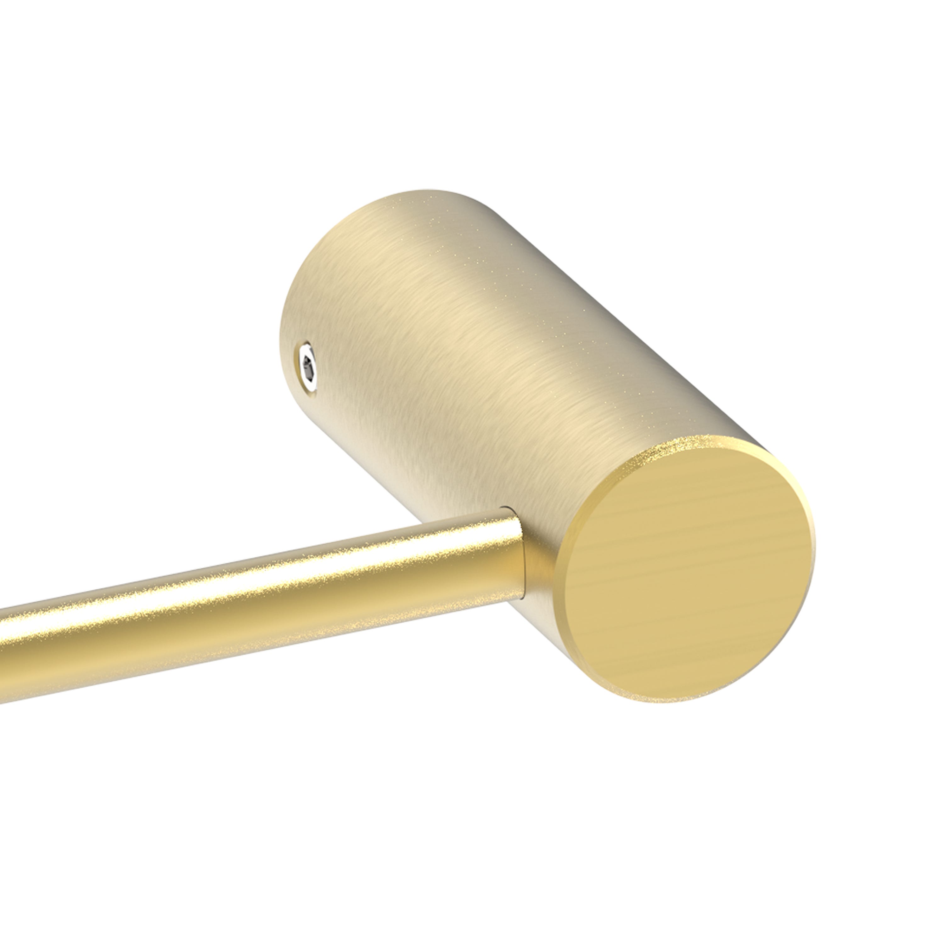 Anello portasciugamani da parete 1 barra da avvitare / montare oro Neo SENSEA - 3