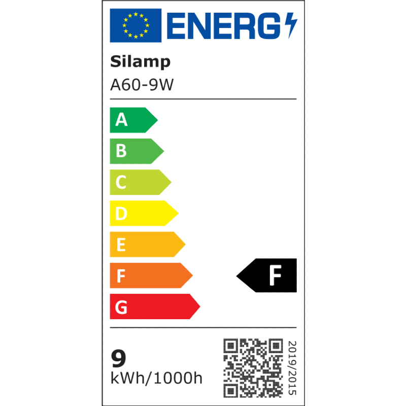 Ampoule LED E27 9W 220V A60 180° - Lot de 10 - Blanc Froid 6000K - 8000K - SILAMP - 5