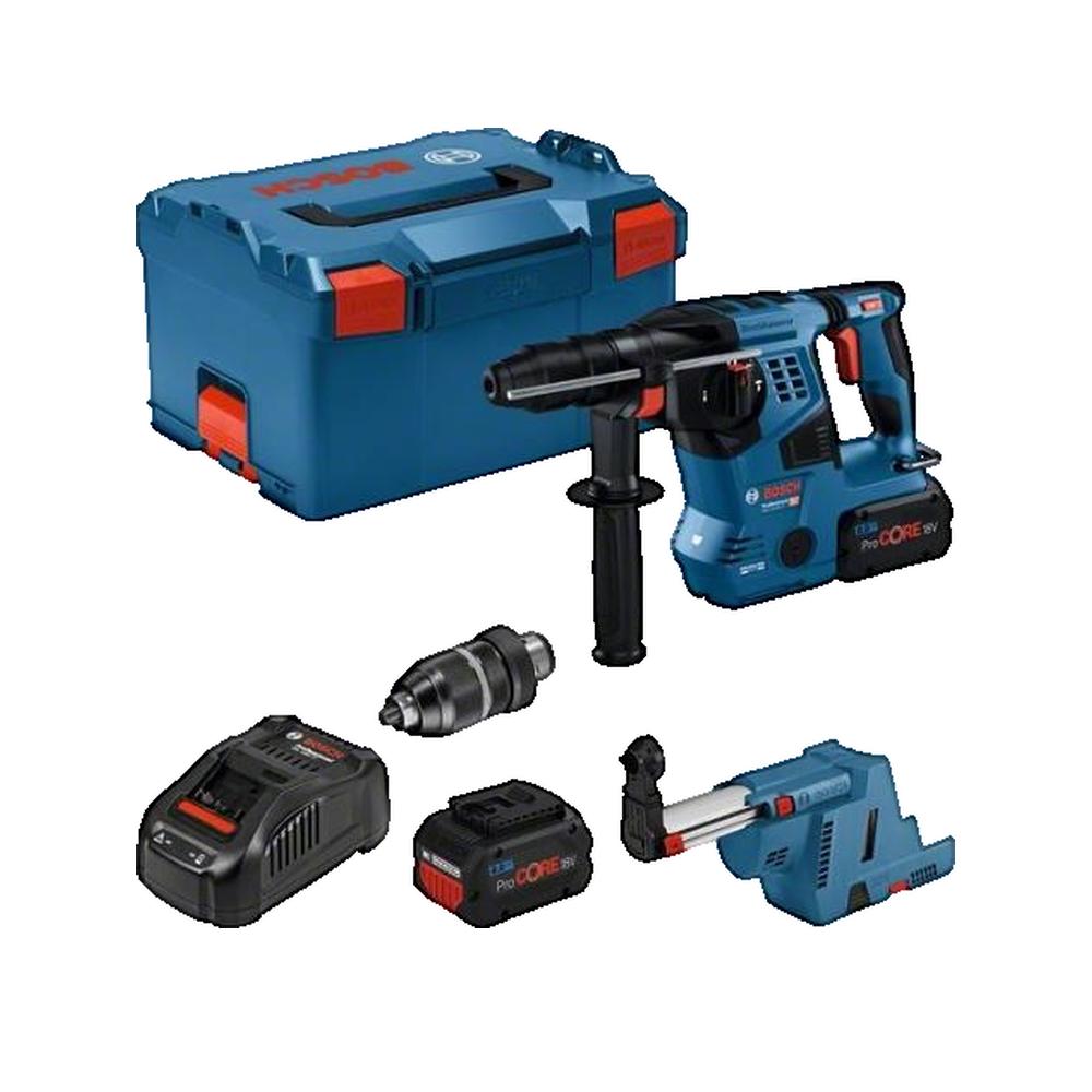 Młot udarowy Bosch GBH 18V-28 CF Bezprzewodowy, Energia Uderzenia 3,3 J, Podwójna Bateria - 3