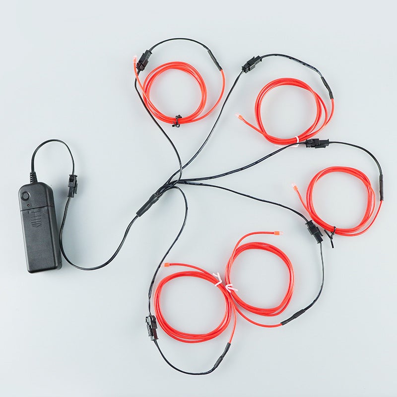 Zestaw oświetleniowy do dekoracji imprez, listwa świetlna, 1M, czerwony