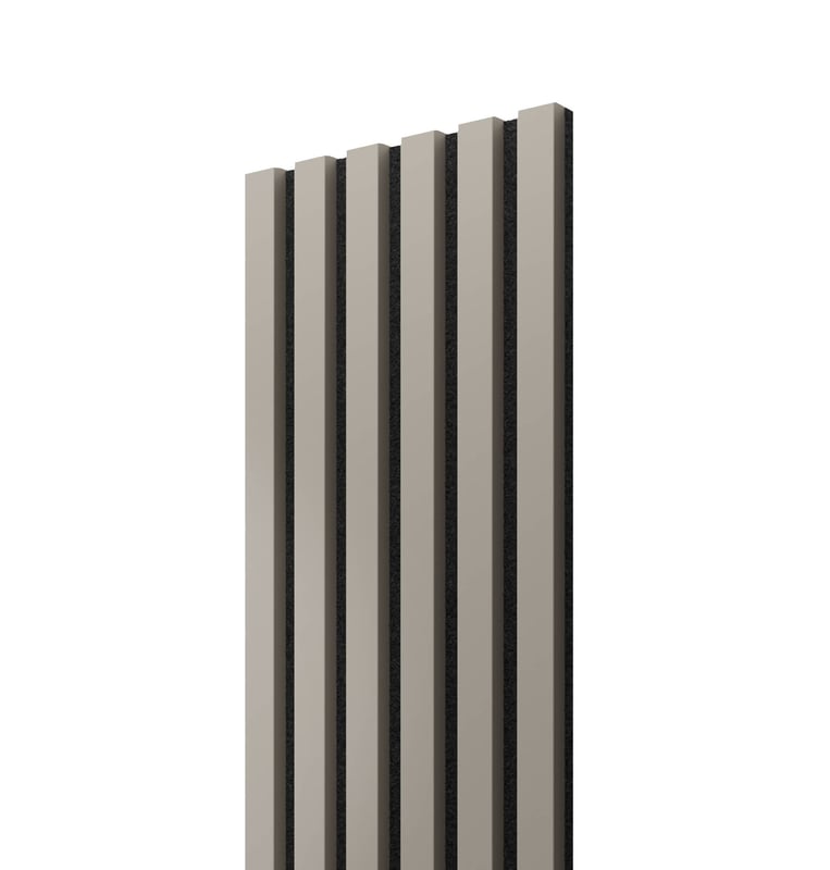 Lamele na czarnym filcu LAMELE3D - Piaskowy Beż
