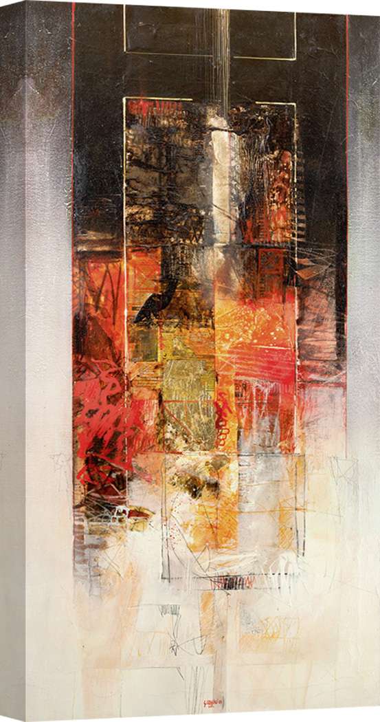 Tableau Abstrait Impression Sur Toile 100x50 Cm - Art Moderne, Marque Tulup, Neuf