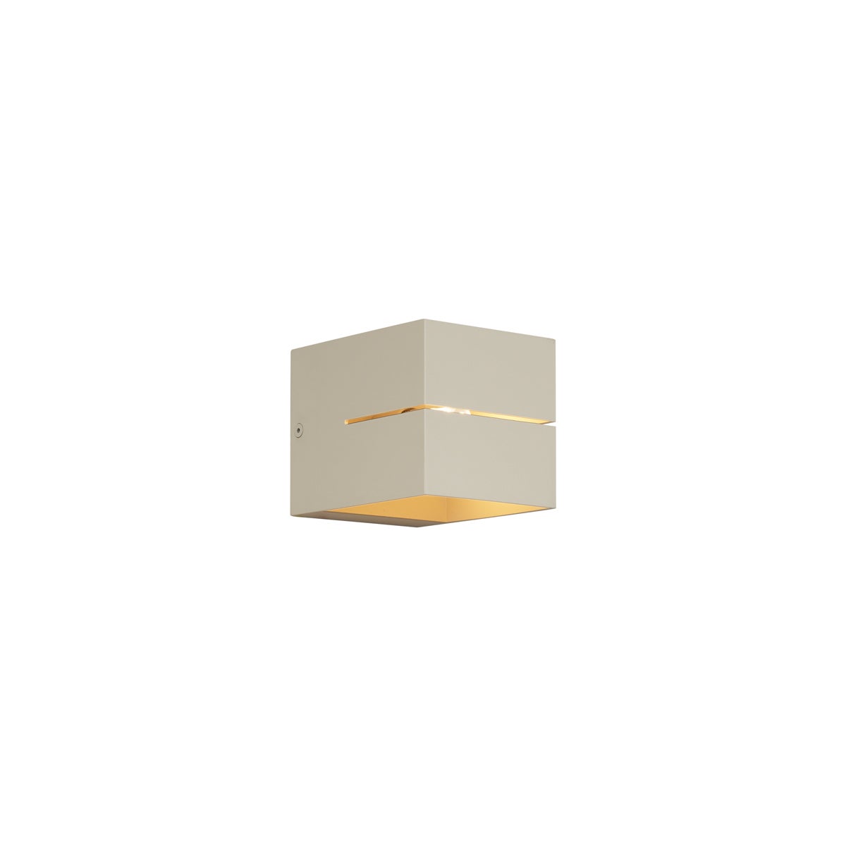 Qazqa nowoczesny lampa ścienna - Transfer - beżowy, kwadratowy, max. 8w, kompatybilny z żarówką LED, g9, 9.7cm, IP20 oświetlenie