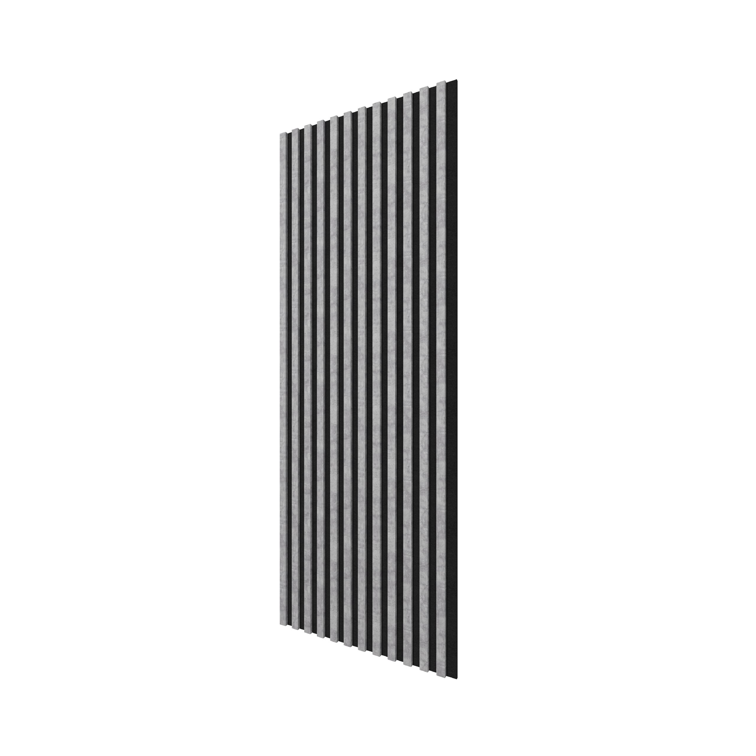 Panneau Tasseau Acoustique effet tasseau bois en feutre 1200mm x 605mm urban sur noir Linea Proline Stegu Ensemble de 4 pièces - 6