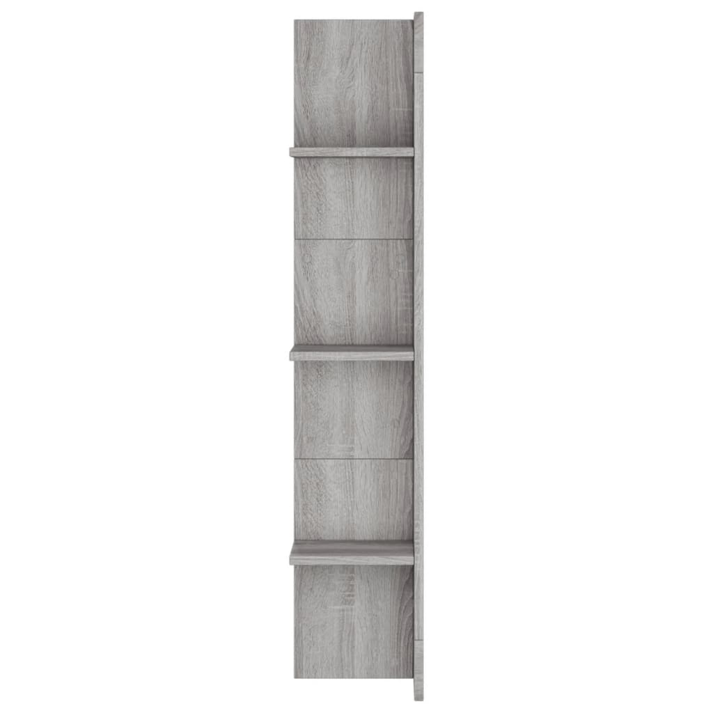 Meuble TV sonoma gris 152x22x113 cm bois d'ingénierie - 5