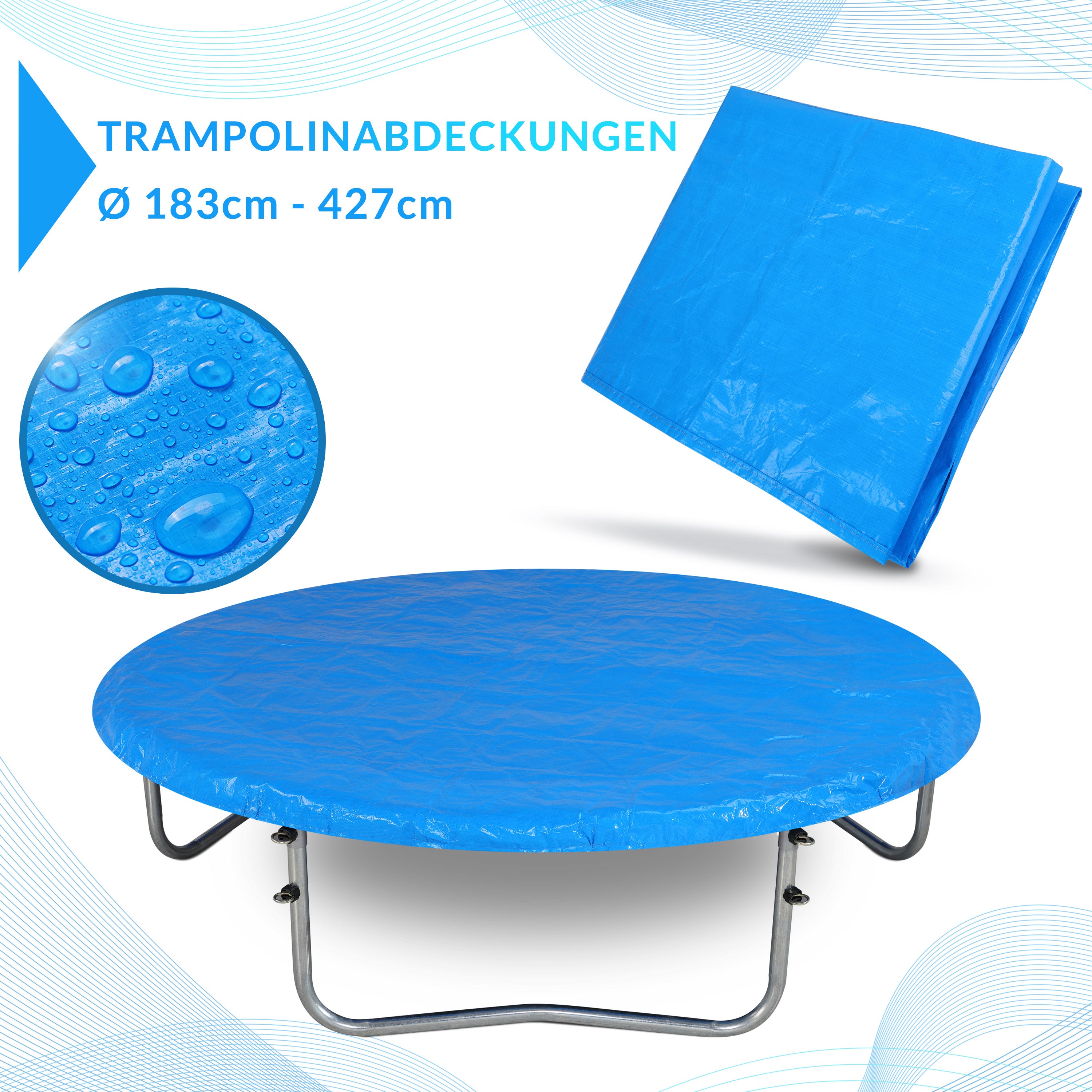 Ultrasport Telo Protettivo Copertura Per Trampolino Elastico 305 Cm