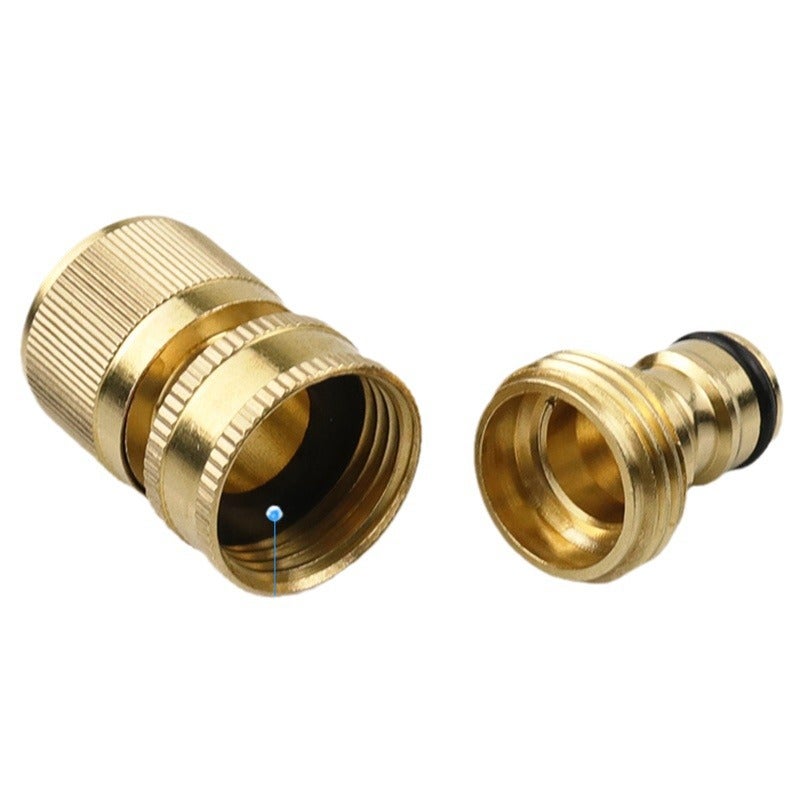 2 Pièces Connecteur De Robinet De Jardin,3/4 Pouces Tuyau Robinet Mitigeur Connecteur Adaptateur Connecteurs De Tuyau D'arrosage (Dents Intérieures) | Leroy Merlin