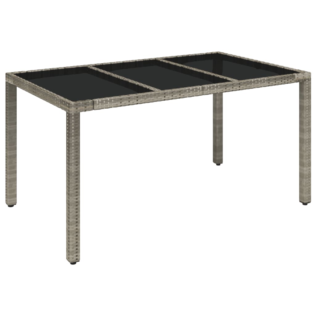 Maison Exclusive - Set da Pranzo da Giardino 7 pz con Cuscini in Polyrattan Grigio - 7