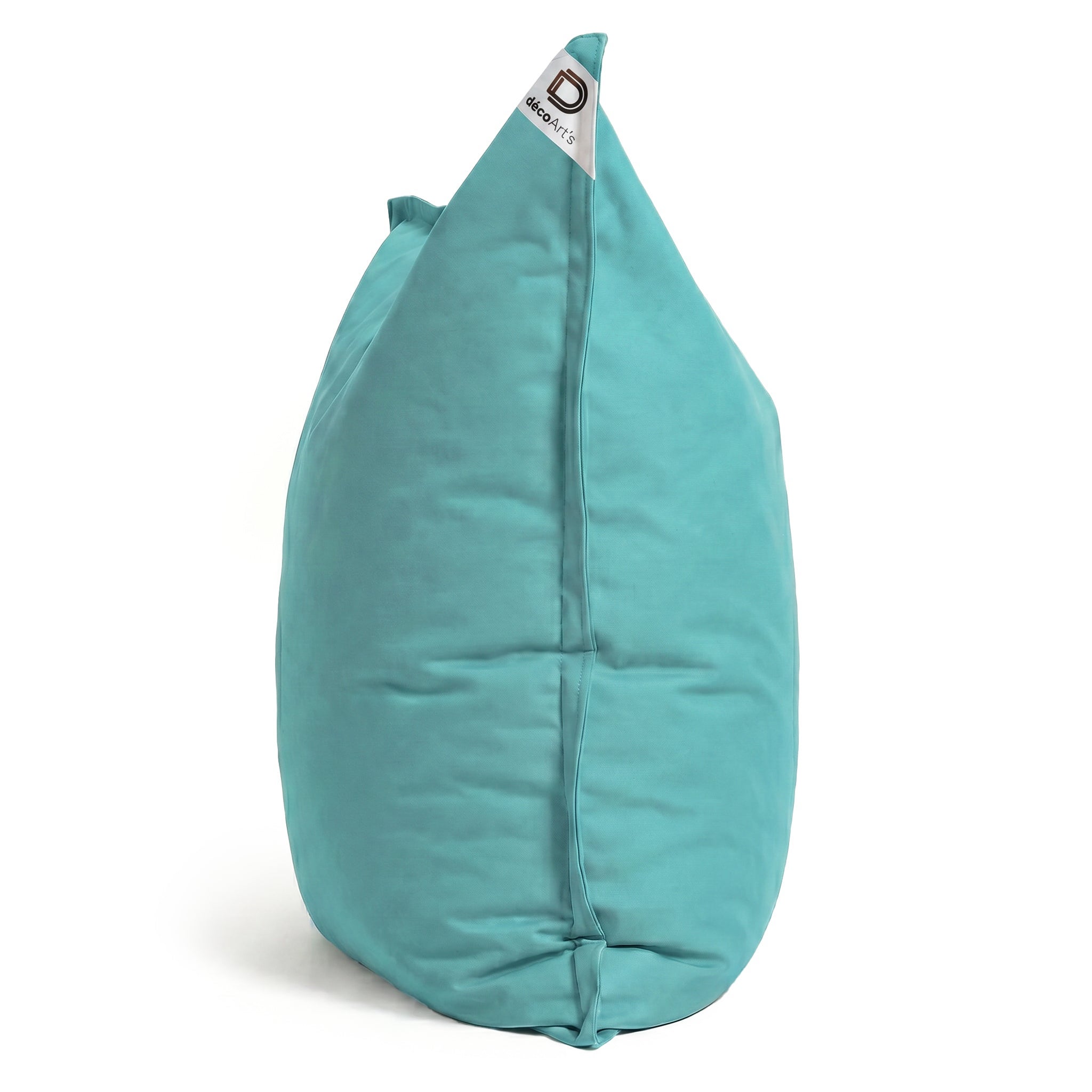 Housse pour Pouf Géant XXL 180x140cm Intérieur et Extérieur - Bleu Caraïbes - 4