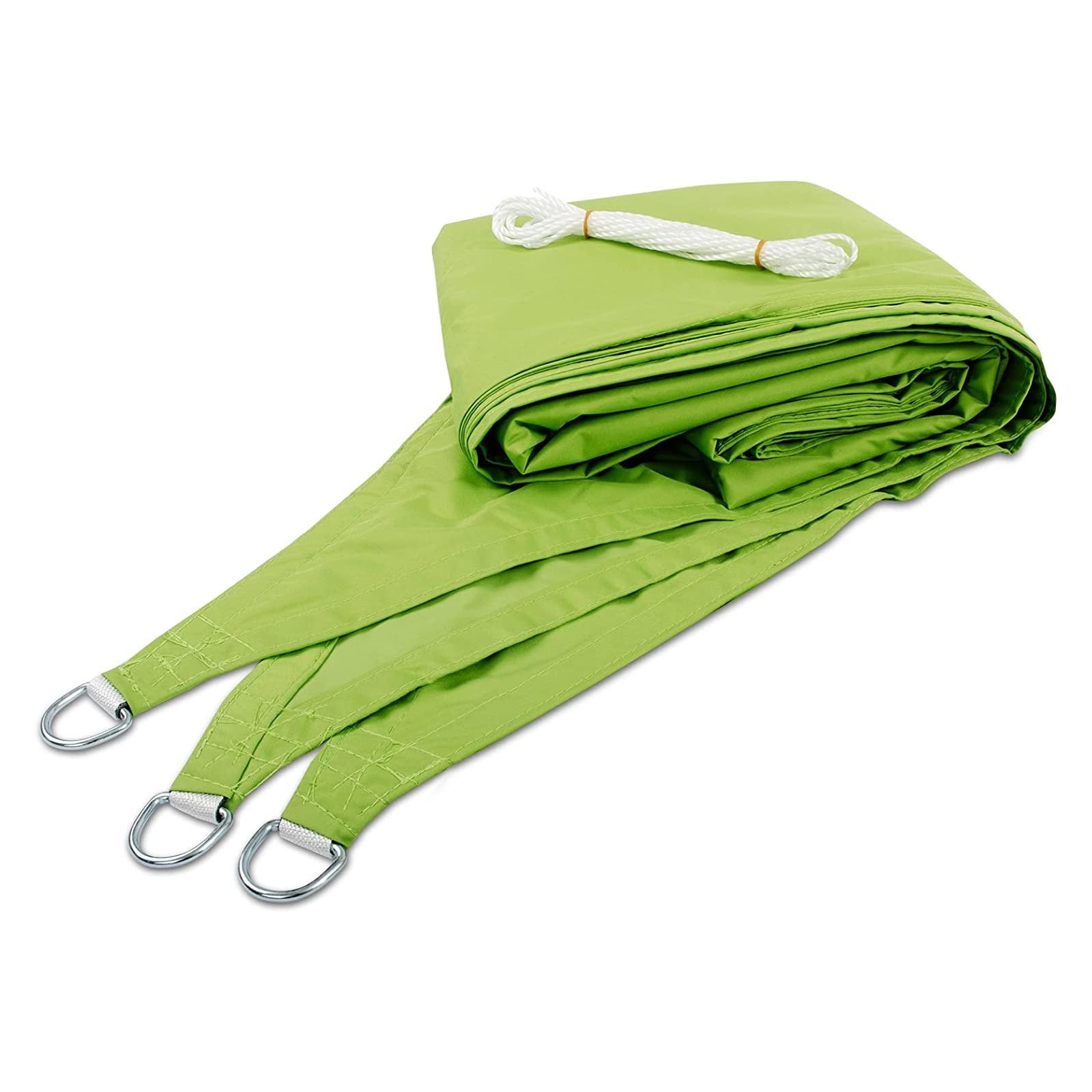 Voile d'ombrage Hydrofuge, Vert clair, 5 x 5 x 5 m - 4