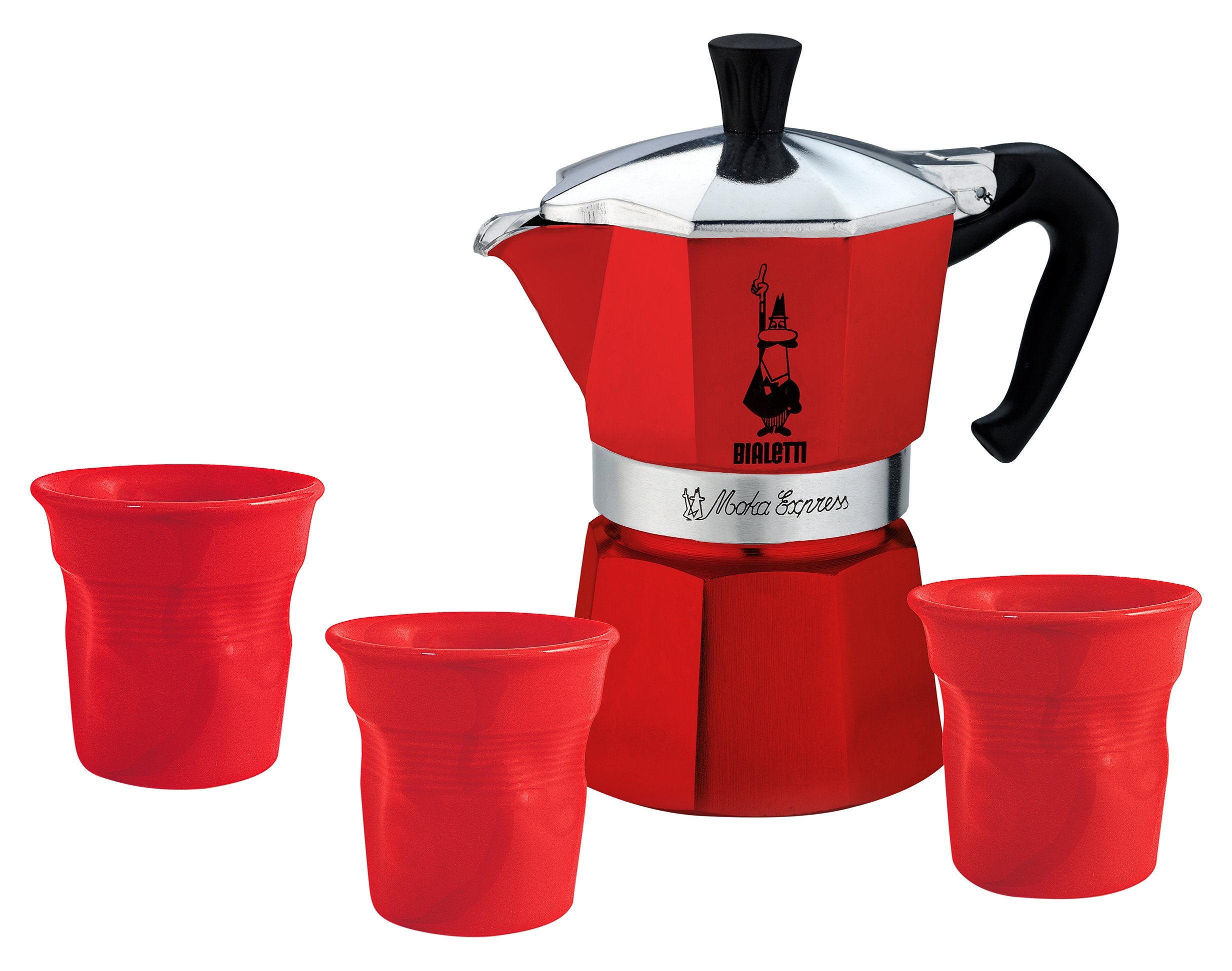 Brandani Caffettiera Moka Gusto Express In Alluminio – 1 Tazza, Colore Tortora Con Coperchio Acciaio, Design Minimal - 2