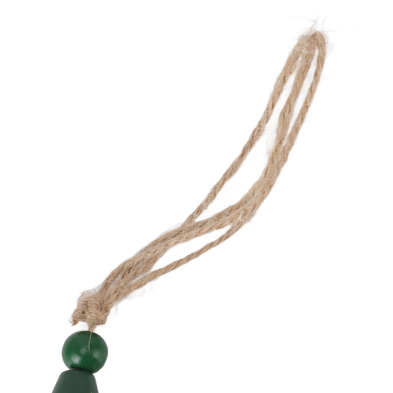 5 peças de contas de madeira de natal, contas de madeira de artesanato de natal de 7,1 polegadas, artesanato de natal - 9