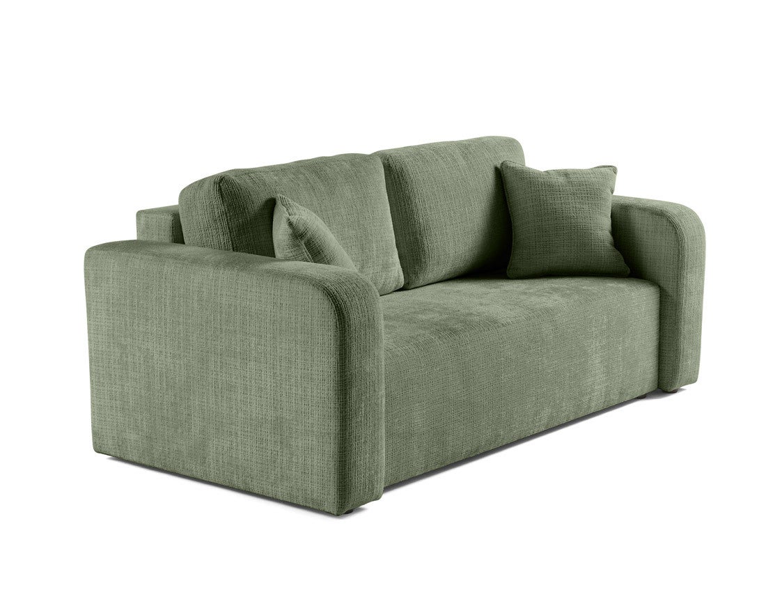 Canapé droit 2 places en vert sauge - MIRO - Best Mobilier - 3