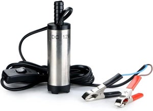 Kit Pompa Carburante 12V CC Autoadescante, Per Benzina, Diesel E Cherosene, Con Tubi E Filtri, Ghisa, Pompaggio Reversibile, Protezione Surriscaldamento