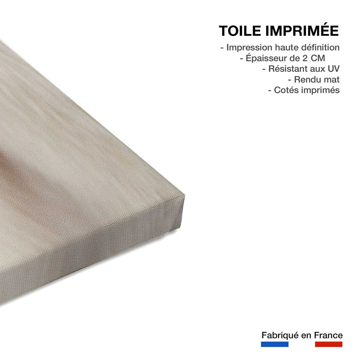 Tableau triptyque Tableau photo portrait ours polaire - 90x60 cm - 3