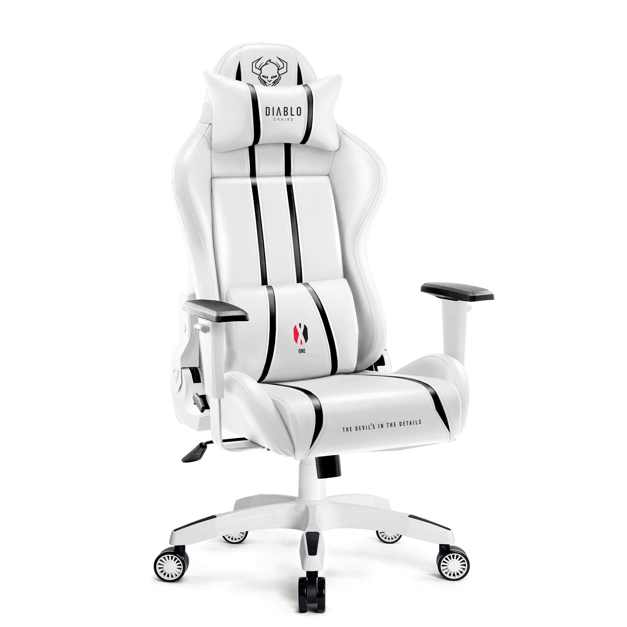 Chaise Gaming Diablo X-Player 2.0 - Fauteuil Gamer Avec Accoudoirs 3D - Inclinaison 160°, Support 160kg - Neuf